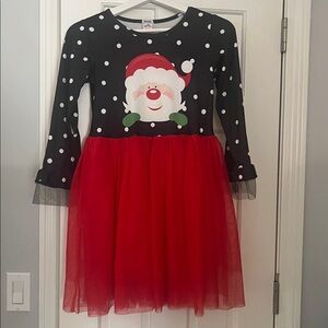 Festive Santa Polka Dot Dress